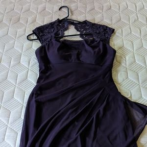 Plum Knee length dress. Size 6